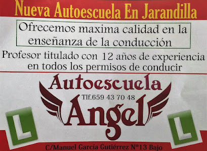 Autoescuela en Jarandilla de la Vera Angel C. Manuel García Gutiérrez, Nº15, 10450 Jarandilla de la Vera, Cáceres, España