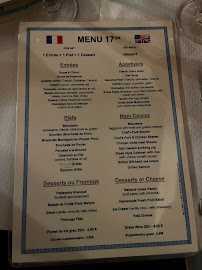Carte du Taverne Grecque à Paris