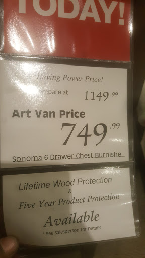 Furniture Store «Art Van Furniture - Livonia», reviews and photos, 29905 W Seven Mile Rd, Livonia, MI 48152, USA