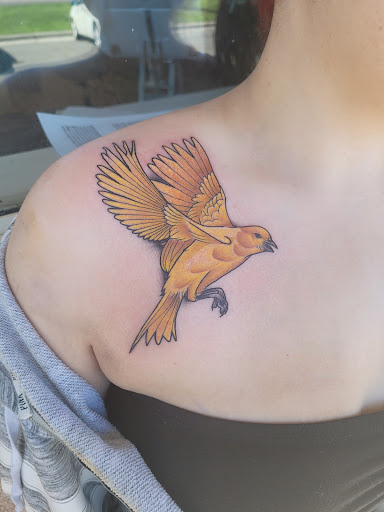 Explore cycling tattoo ideas, creative tattoo ideas in Anniston, available at Lucid Dreams Tattoos and Piercings