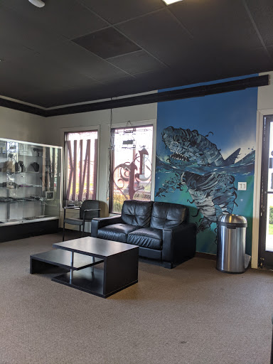 Explore patch work tattoo ideas, creative tattoo ideas in Fresno, available at Liquid Fetish North