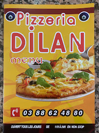 Pizzeria Dilan à Bischheim carte