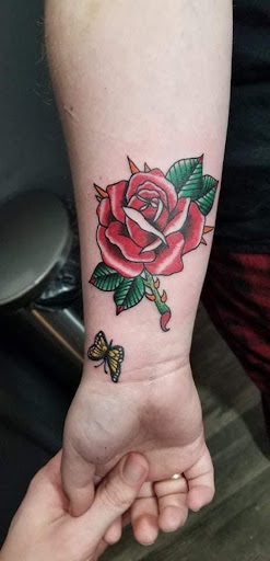 Find moth tattoo ideas for your next unique tattoo in Athens at United Ink Tattoos and Body Piercings