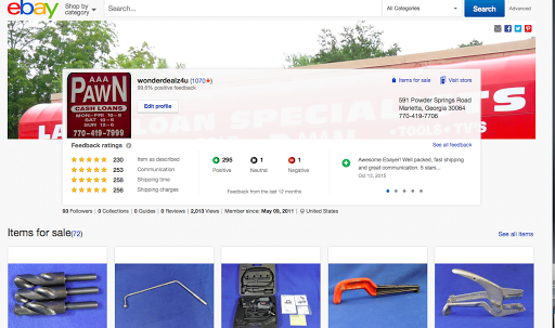 Pawn Shop «AAA Pawn», reviews and photos, 591 Powder Springs St, Marietta, GA 30064, USA