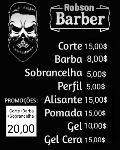 Logo da empresa - Robson Barber