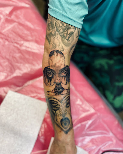 Explore louisiana tattoo ideas, creative tattoo ideas in Lake City, available at Crooked Spines Tattoo Studio