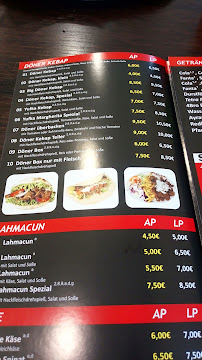 Marmaris - Das Pizza und Kebabhaus à Mössingen menu