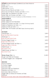Menu / carte de Star Kebab Schiltach à Schiltach