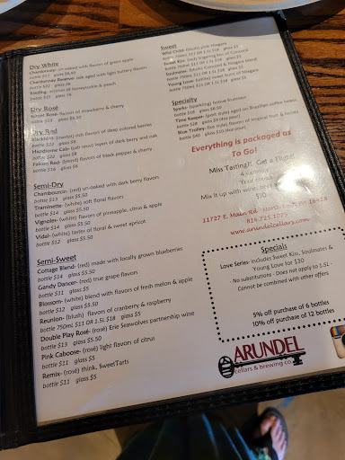 Winery «Arundel Cellars & Brewing Co», reviews and photos, 11727 E Main St, North East, PA 16428, USA