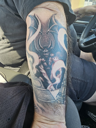 Find small palm tree tattoo ideas for your next unique tattoo in Morehead at Back Alley Tattoos