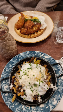 Chicken and Waffles du Restaurant GEORGIA à Paris - n°7