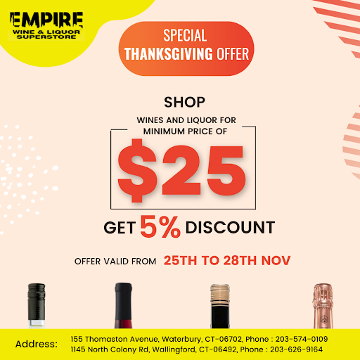 Liquor Store «empire wine and liquor wallingford», reviews and photos, 1145 N Colony Rd, Wallingford, CT 06492, USA