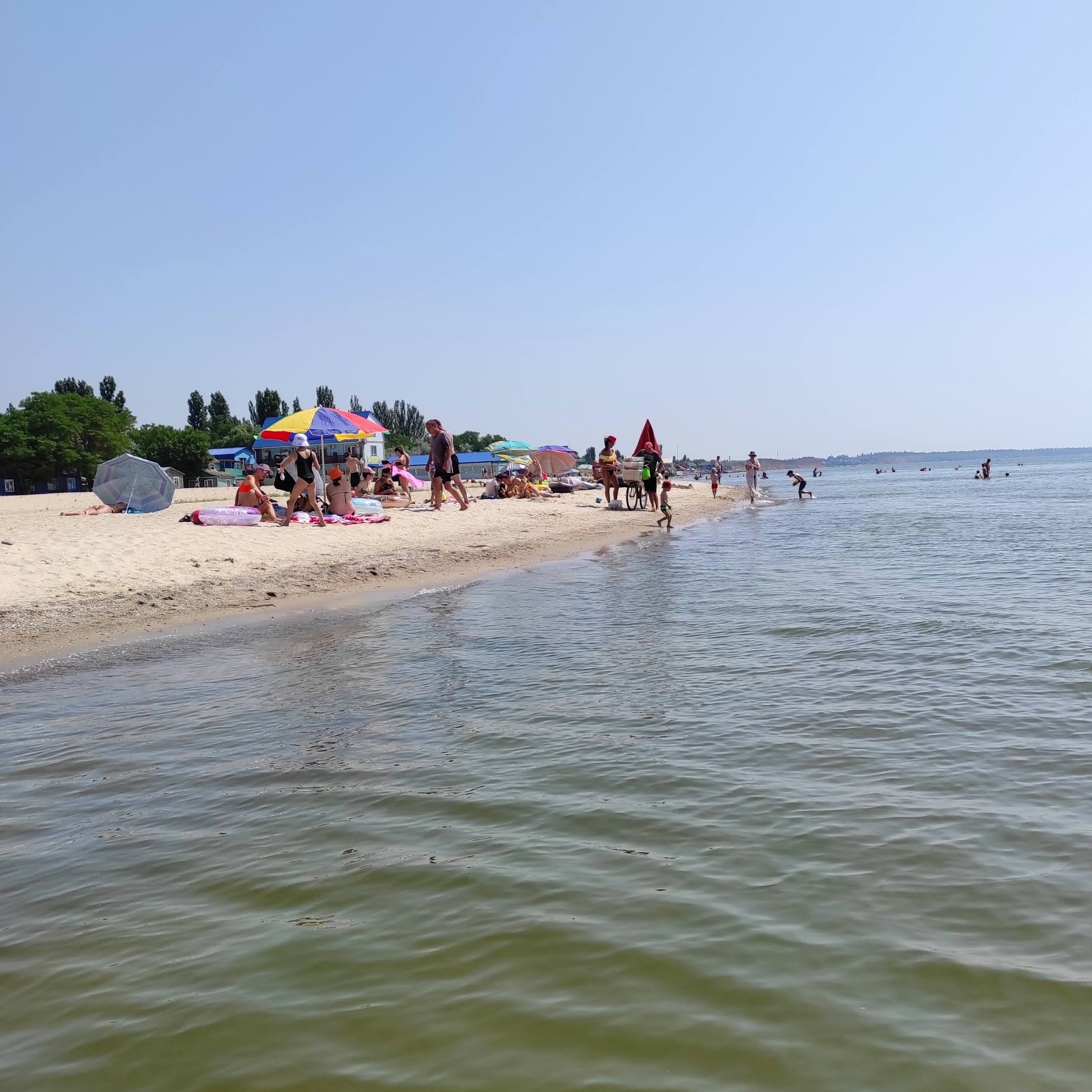 Foto av Chernomorskaya kosa och bosättningen