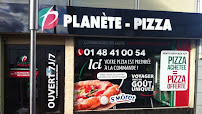Carte du Planète Pizza Epinay-sur-Seine à Épinay-sur-Seine