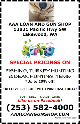 Pawn Shop «AAA Loan & Gun Shop Inc», reviews and photos, 12831 Pacific Hwy SW, Lakewood, WA 98499, USA