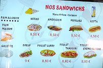 Carte du Kebab Fac Food à Pessac