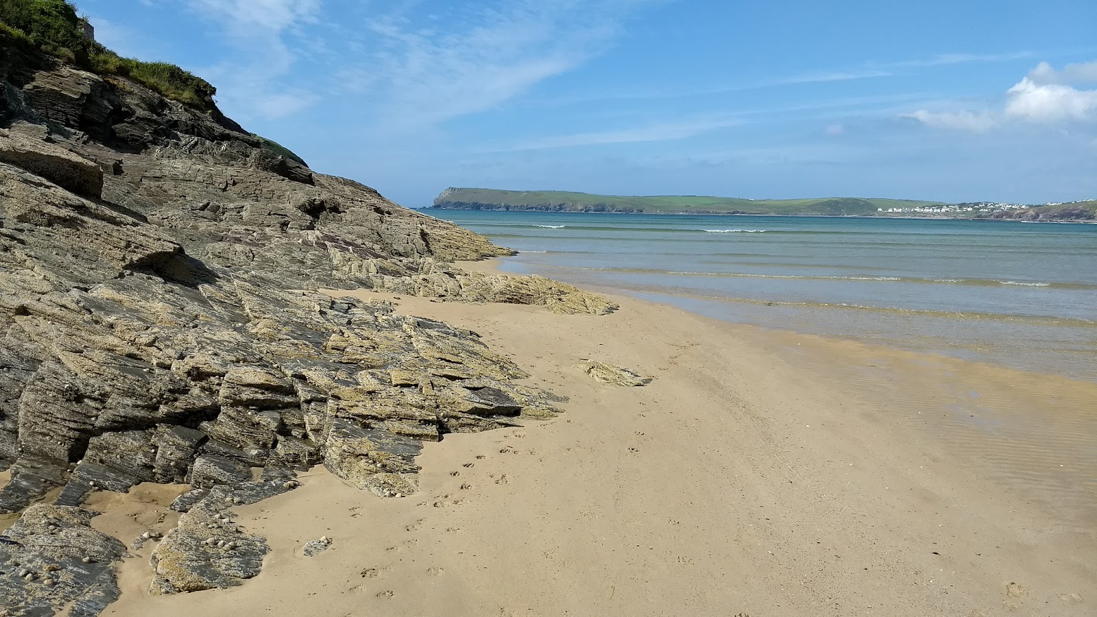 Foto af Hawker's Cove, Padstow med turkis rent vand overflade