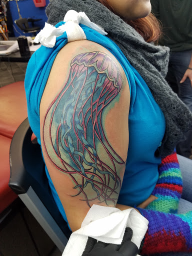 Tattoo Shop «Flesh To Fantasy Tattoo Emporium», reviews and photos, 721 S Main St, Bellefontaine, OH 43311, USA