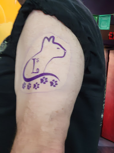 Explore inside ear tattoos ideas, creative tattoo ideas in Xenia, available at Totem Gallery