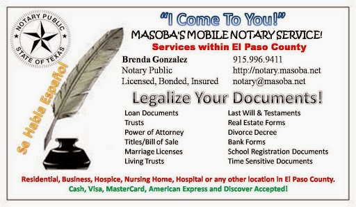 Mobile Notary of El Paso