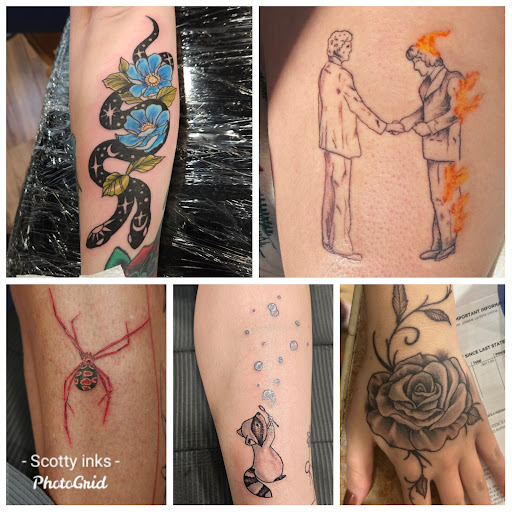Explore rainbow bridge tattoo ideas, creative tattoo ideas in Sheridan, available at Beard N Lady Tattoo