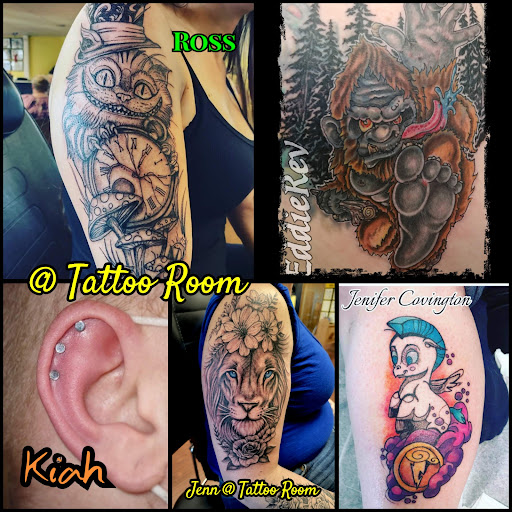 Explore line drawing tattoo ideas, creative tattoo ideas in Spokane, available at Tattoo Room