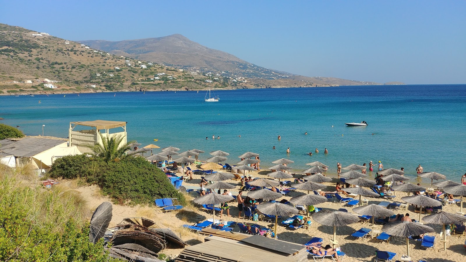 Photo of Golden sand beach amenities area