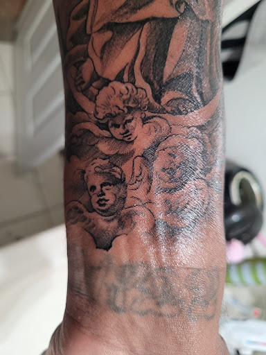 Explore no fear tattoo ideas, creative tattoo ideas in Riverside, available at The Madd Tatterz Tattoo Parlor