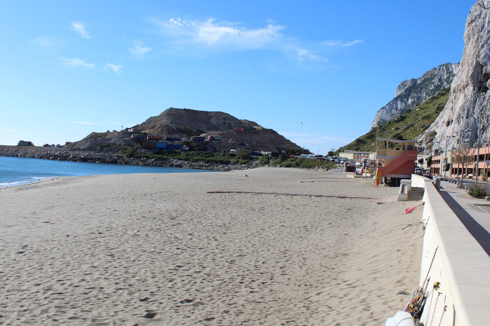 Foto de Eastern Beach, Gibraltar y el asentamiento