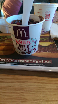 Menu du McDonald's à Compiègne