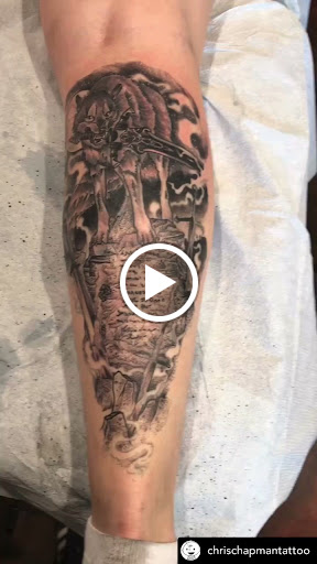 Explore aquarius tattoo ideas male, creative tattoo ideas in Libertyville, available at Lucky Seven Tattoo