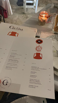 Menu / carte de Gotha Restaurant à Martina Franca