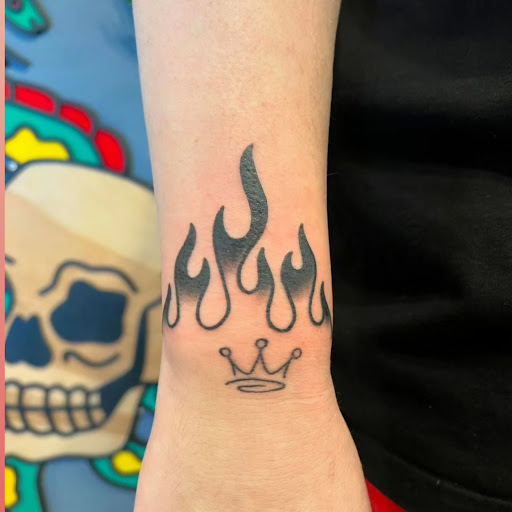 Explore tattoo ideas for carpenters, creative tattoo ideas in Tulsa, available at Electric Gnome Tattoo