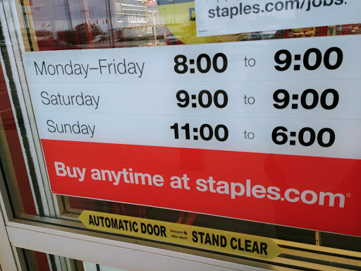 Office Supply Store «Staples», reviews and photos, 125 E Davis Dr, Terre Haute, IN 47802, USA