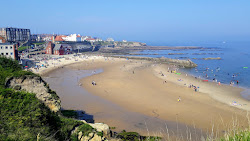 Foto av Cullercoats strand med hög nivå av renlighet