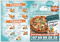 Menu / carte de Pizza Cloud à Saint-Cloud
