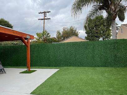 Artificial Privacy Fence and Grass Fence Panels - Los Angeles Grasstik