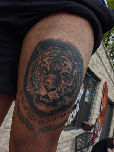 Explore breast cancer tattoo ideas, creative tattoo ideas in Lake Villa, available at Eternal Tiger Tattoo