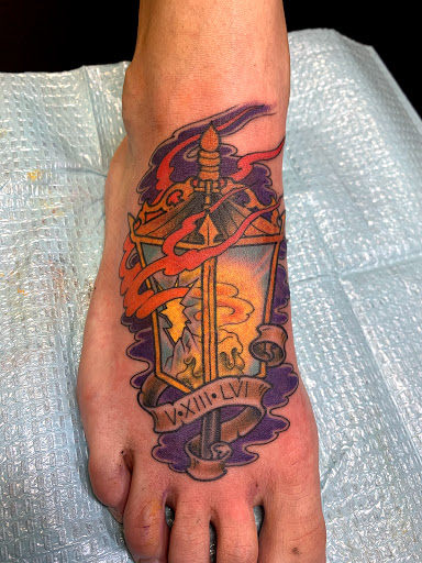 Explore fighter tattoo ideas, creative tattoo ideas in Yakima, available at Top Kat Tattoo