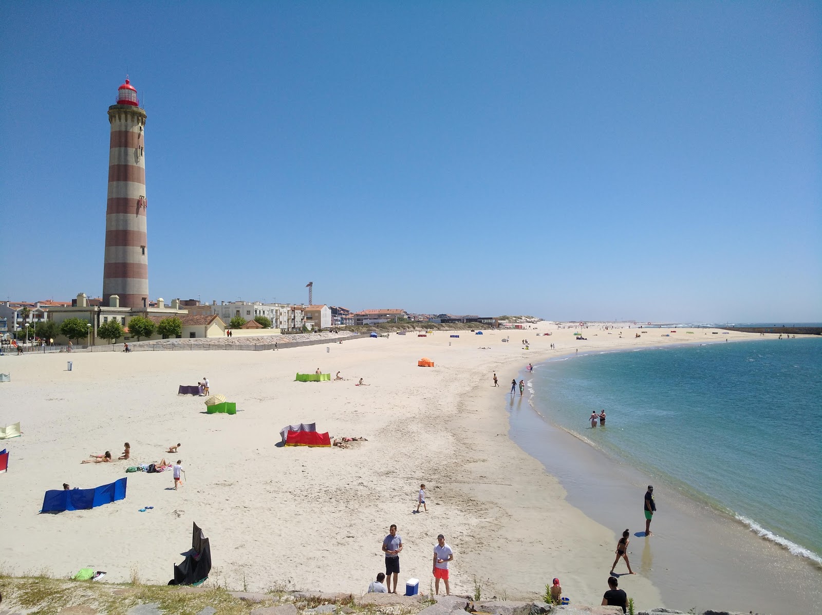 Zdjęcie Praia da Barra z powierzchnią jasny piasek