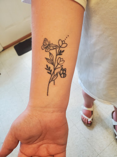 Explore warrior sleeve tattoo ideas, creative tattoo ideas in Ozark, available at Tooth & Nail Tattoo & Piercing