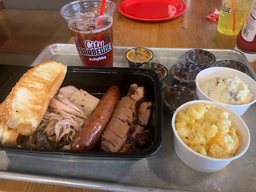 Barbecue Restaurant «City Barbeque», reviews and photos, 1305 Kildaire Farm Rd, Cary, NC 27511, USA