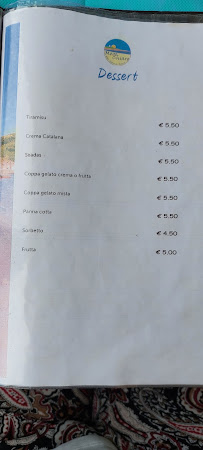 Ristorante MareChiaro à Aglientu menu