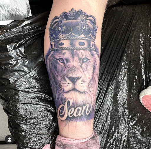 Explore thigh tattoos ideas, creative tattoo ideas in El Paso, available at Pumping Ink Tattoo Parlor