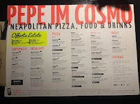 Pizzeria PEPE im Cosmo à Würzburg (le menu)