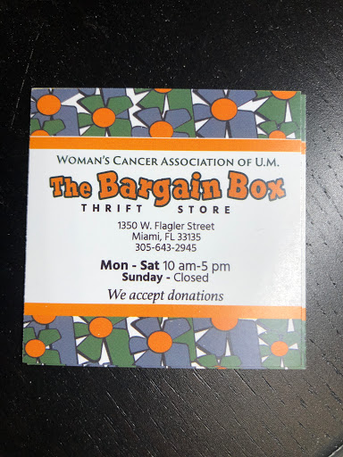 Thrift Store «Bargain Box Thrift Shop», reviews and photos, 1350 W Flagler St, Miami, FL 33135, USA
