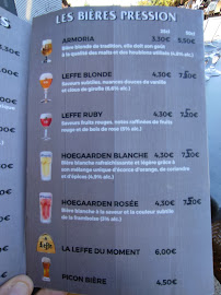 Café Brasserie Le Cap Horn à Île-aux-Moines (le menu)