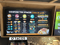 Carte du O’Tacos Dijon Fac à Dijon