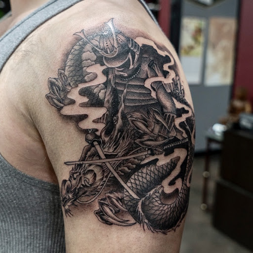 Explore female half sleeve tattoo ideas, creative tattoo ideas in San Diego, available at SD Tattoo