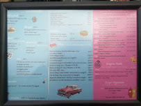 Le Cartoon's Cafe à Leucate menu